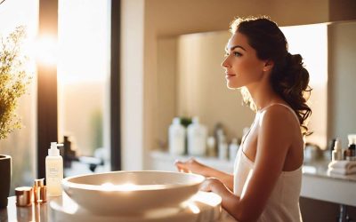 Routine matinale pour peaux réactives suite à un maquillage permanent